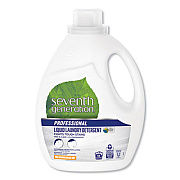Seventh Generation Professional LIQUID LAUNDRY DETERGENT, FREE AND CLEAR, 66 LOADS, 100OZ BOTTLE, 4/CARTON (44724)