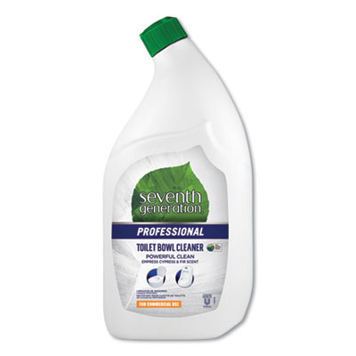 Seventh Generation Professional Toilet Bowl Cleaner, Empre Cypress and Fir, 32 oz Bottle, 8/Carton (44727CT)