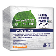 Seventh Generation Professional POWDER LAUNDRY DETERGENT, FREE AND CLEAR, 70 LOADS, 112 OZ BOX, 4/CARTON (44734)