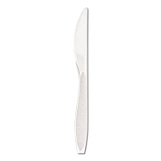 SOLO Impress Heavyweight Full-Length Polystyrene Cutlery, Knife, Plastic, White, 1,000/Carton (HSWK0007)