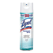 LYSOL Brand Lightly Scented Disinfectant Spray, Crystal Waters, 19 Oz, 6/carton (97174)