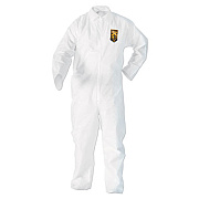 KleenGuard A20 Breathable Particle Protection Coveralls, Medium, White, 24/Carton (49002)