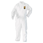 KleenGuard A20 Breathable Particle Protection Coverall, Zip Closure, 2X-Large, White (49105)