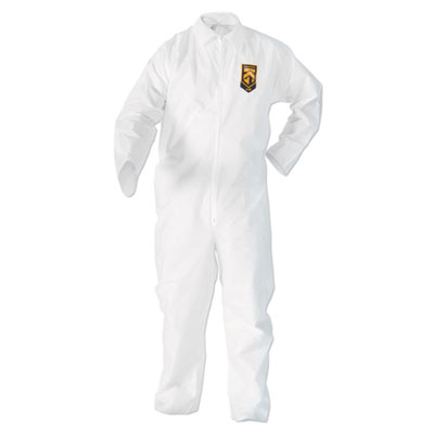 KleenGuard A20 Breathable Particle Protection Coverall, Zip Closure, 2X-Large, White (49105)