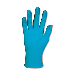 KleenGuard G10 Blue Nitrile Gloves, Powder-Free, Blue, 242 mm Length, Medium, 100/Box (57372)