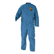KleenGuard A20 Zipper Front Protection Coveralls, X-Large, Blue, 24/Carton (58534)