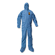 KleenGuard A20 Breathable Particle Protection Coveralls, 2X-Large, Blue, 24/Carton (58525)