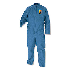 KleenGuard A20 Breathable Particle Protection Coveralls, 3X-Large, Blue, 20/Carton (58536)