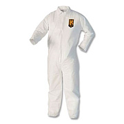 KleenGuard A40 Coveralls, 4X-Large, White, 25/Carton (44307)