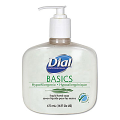 Dial Professional Basics Liquid Hand Soap, Fresh Floral, 16 oz Pump Bottle (06044EA)