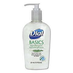 Dial Professional Basics Liquid Hand Soap, Fresh Floral, 7.5 oz, 12/Carton (06028CT)
