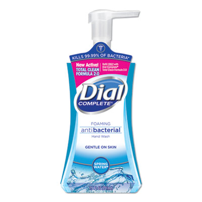Dial Antibacterial Foaming Hand Wash, Spring Water Scent, 7.5 oz (05401)