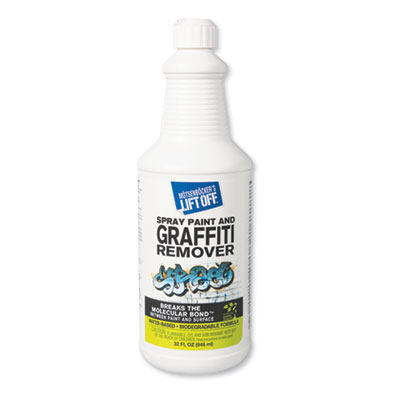 Motsenbocker's Lift-Off 4 Spray Paint Graffiti Remover, 32oz, Bottle, 6/Carton (41103)