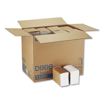 Georgia Pacific Professional Tall Fold Dispenser Napkins, 1-Ply, 7 x 13 1/2, White, 10000/Carton (33201)