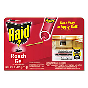Raid Roach Gel, 1.5 oz Box, 8/Carton (697332)