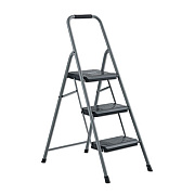 Louisville BLACK AND DECKER STEEL STEP STOOL, 3-STEP, 200 LB CAPACITY, GRAY (BXL436003)
