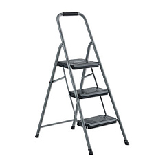 Louisville BLACK AND DECKER STEEL STEP STOOL, 3-STEP, 200 LB CAPACITY, GRAY (BXL436003)