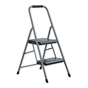 Louisville BLACK AND DECKER STEEL STEP STOOL, 2-STEP, 200 LB CAPACITY, GRAY (BXL436002)