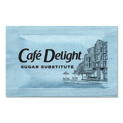 Caf Delight BLUE SWEETENER PACKETS, 0.08 G PACKET, 2000 PACKETS/BOX (11103)