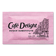 Caf Delight Pink Sweetener Packets, 0.08 g Packet, 2000 Packets/Box (45248)