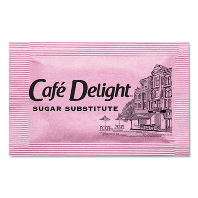 Caf Delight Pink Sweetener Packets, 0.08 g Packet, 2000 Packets/Box (45248)