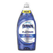 Dawn Ultra Platinum Dishwashing Liquid, Refreshing Rain, 34 oz Bottle, 8/Carton (91200)