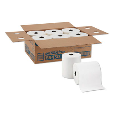 Georgia Pacific Professional enMotion EPA Compliant Paper Towel, 8.25" x 700 ft, White, 6 Packs/Carton (89430)