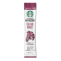 Starbucks VIA Ready Brew Coffee, 3/25oz, Italian Roast, 50/Box (11008130)