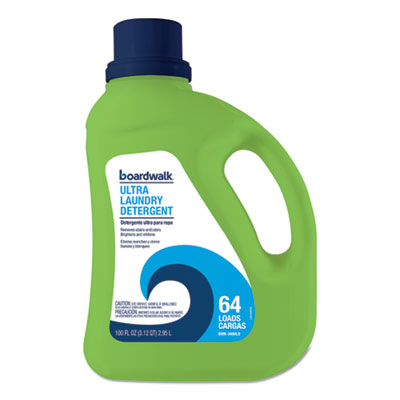 Boardwalk ULTIMATE FRESH LAUNDRY DETERGENT, CLEAN FRESH SCENT, 100 OZ BOTTLE (BWK340ULDEA)