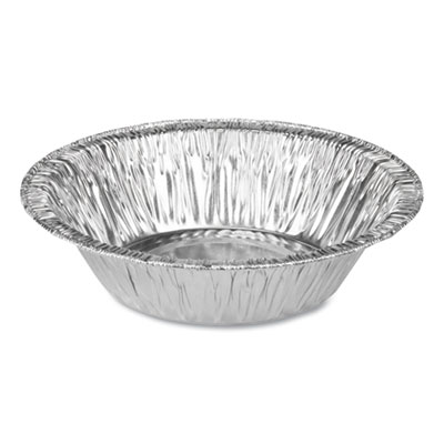 Durable Packaging Aluminum Pie Pans, Tart, 5.7 oz, 5" Diameter x 1.25"h, Silver, 1,000/Carton (22001000)