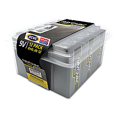AbilityOne 6135009002139, Alkaline 9V Batteries, 12/Pack