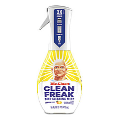 Mr. Clean Clean Freak Deep Cleaning Mist Multi-Surface Spray, Lemon, 16 oz Spray Bottle (79129EA)