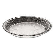 Reynolds Round Aluminum Carryout Containers, 10" Diameter x 1.09"h, Silver, 400/Carton (23045Y)