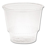 Pactiv Evergreen EarthChoice Recycled Clear Plastic Sundae Dish, 12 oz, Clear, 50 Dishes/Bag, 20 Bag/Carton (YPS12C)