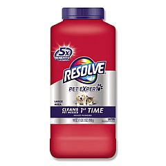 RESOLVE Pet Carpet Cleaner Moist Powder, Fresh, 18oz Canister, 6/carton (82652)