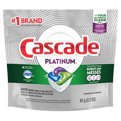 Cascade ACTIONPACS, FRESH SCENT, 4/PACK, 30 PACKS/CARTON (98422)