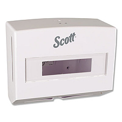 Scottfold Folded Towel Dispenser, 10.75 x 4.75 x 9, White (09214)