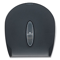 Georgia Pacific Professional Jumbo Jr. Bathroom Tissue Dispenser, Single Roll, 10.6 x 5.4 x 11.3, Translucent Smoke (59009)