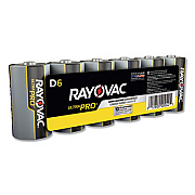 Rayovac Ultra Pro Alkaline D Batteries, 6/Pack (ALD6J)
