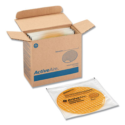 Georgia Pacific Professional ActiveAire Deodorizer Urinal Screen, Sunscape Mango Scent, Orange, 12/Carton (48271)