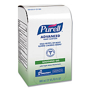 AbilityOne 8520015223885, PURELL Gel Hand Sanitizer with Aloe, 800 mL Pouch, 12/Carton