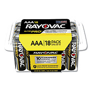 Rayovac Ultra Pro Alkaline AAA Batteries, 18/Pack (ALAAA18PPJ)