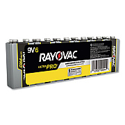 Rayovac Ultra Pro Alkaline 9V Batteries, 6/Pack (AL9V6J)