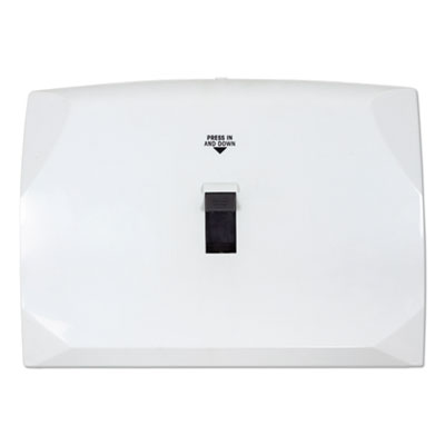 HOSPECO HEALTH GARDS LEVER ACTION SEAT COVER DISPENSER, 17.11 X 2.24 X 12.47, WHITE (HG3L)