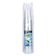 WNA Comet Plastic Tumblers, Tall, 12 oz, Clear, 500/Carton (PGT12)