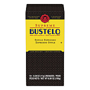 Caf Bustelo Espresso Style Coffee Pods, 18/Box, 6 Boxes/Carton (11544)