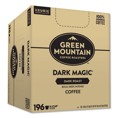 Green Mountain Coffee DARK MAGIC BULK K-CUPS, 196/CARTON (7994)
