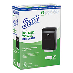Scott CONTROL SLIMFOLD TOWEL DISPENSER, 13.3 X 5.9 X 18.9, BLACK (49150)