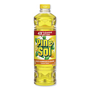 Pine-Sol Multi-Surface Cleaner, Lemon Fresh, 28 oz Bottle, 12/Carton (40187)