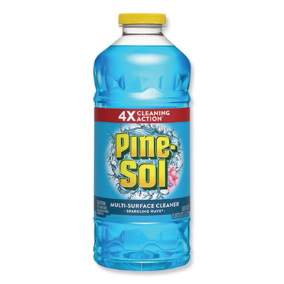 Pine-Sol Multi-Surface Cleaner, Sparkling Wave, 60 oz, 6 Bottles/Carton (40238)